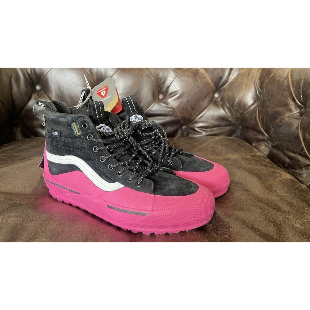 VANS SK8 Hi Dip MTE-2 Boots Pink Black Suede VN0009QKB9P Women's 10 Mens 8.5 NEW
